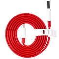 OnePlus USB-Typ-C-Kabel - Rot / Weiß - 1,5m