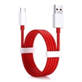 OnePlus USB-Typ-C-Kabel - Rot / Weiß - 1,5m