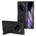 Oppo Find N5 Hybrid Hülle mit Armband und Kickstand - Schwarz