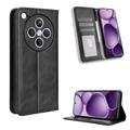 Oppo Find X8s+ Retro Wallet Schutzhülle mit Magnetverschluss - Schwarz