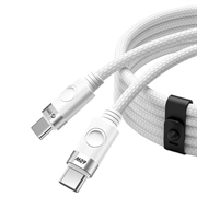 Orico CDX USB-C-zu-USB-C-Kabel - 60W, 3A, 1m - Weiß