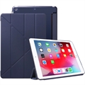 iPad 10.2 2019/2020/2021 Origami Ständer Folio Hülle - Dunkel Blau