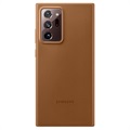 Samsung Galaxy Note20 Ultra Leder Cover EF-VN985LAEGEU - Braun