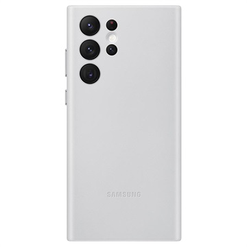 Samsung Galaxy S22 Ultra 5G Leder Cover EF-VS908LJEGWW - Hellgrau