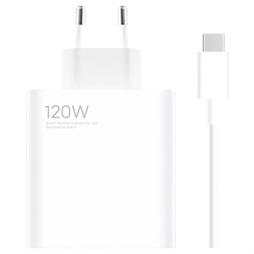 Xiaomi USB Ladegerät & USB-C Kabel BHR6034EU - 120W - Weiß