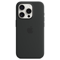 iPhone 15 Pro Apple Silikonhülle mit MagSafe MT1A3ZM/A - Schwarz