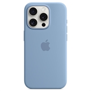 iPhone 15 Pro Apple Silikonhülle mit MagSafe MT1L3ZM/A - Winterblau