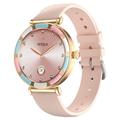 P61 - Elegante Smartwatch für Damen - Gold / Rosa