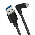 PQ102 Hochgeschwindigkeits-USB-C-PC-VR-Verbindungskabel für Meta Quest 2/3/3S - 1.5m/10 Gbit/s - Schwarz