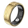 PX02 Crack Design Multifunktions-Smart-Ring mit Fotokontrolle - Größe: 19.9mm - Gold