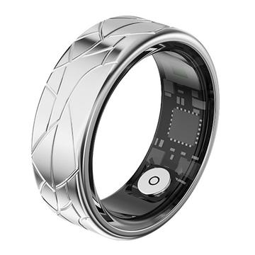 PX02 Crack Design Multifunktions-Smart-Ring mit Fotokontrolle - Größe: 20.7mm