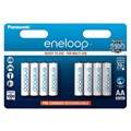 Panasonic Eneloop Wiederaufladbare AAA Batterien BK-4MCCE/8BE - 750mAh - 1x8