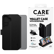 Samsung Galaxy A57 PanzerGlass Care Feature Wallet Hülle mit Ständer - Schwarz