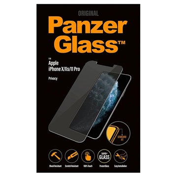 iPhone 11 Pro/XS PanzerGlass Standard Fit Privacy Panzerglas