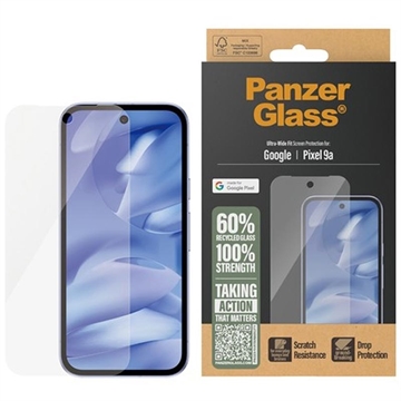 Google Pixel 9a PanzerGlass Ultra-Wide Fit EasyAligner Panzerglas - Durchsichtig