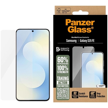 Samsung Galaxy S25 FE PanzerGlass Ultra-Wide Fit EasyAligner Panzerglas - Durchsichtig
