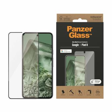 Google Pixel 8 PanzerGlass Ultra-Wide Fit Panzerglas - Schwarz Rand