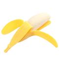 Schälbares Bananen-Dumpling-Squishy-Spielzeug für Kinder und Erwachsene - Gelb