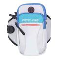 Pictet.Fino PF105 Sport-Armband mit zwei Fächern für Smartphones bis zu 7" - Blau