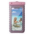 Pictet.Fino RH17 Universelles schwimmendes wasserdichtes Gehäuse IPX8 - 8.2" - Pink