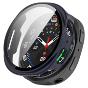 Samsung Galaxy Watch9 Kunststoff Hülle mit Panzerglas - 44mm - Blau
