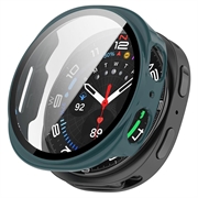Samsung Galaxy Watch9 Kunststoff Hülle mit Panzerglas - 44mm - Grün