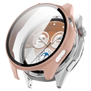Huawei Watch GT 6 Kunststoff Hülle mit Panzerglas - 46mm - Rosa