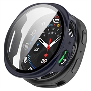 Samsung Galaxy Watch9 Kunststoff Hülle mit Panzerglas - 40mm - Blau