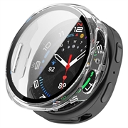Samsung Galaxy Watch9 Kunststoff Hülle mit Panzerglas - 40mm - Durchsichtig