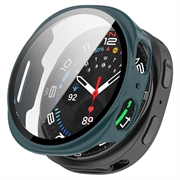 Samsung Galaxy Watch9 Kunststoff Hülle mit Panzerglas - 40mm - Grün
