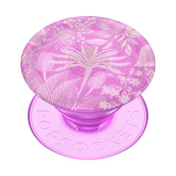 PopSockets PlantCore Ausziehbarer Ständer & Griff - Tan Lines Vivid Pink