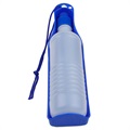 Tragbarer Wasserflasche mit Behälter für Haustiere - 750ml - Blau