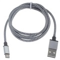 Premium USB 2.0 / MicroUSB Kabel - 3m - Weiß