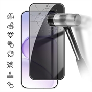 Honor 600 Smart Privacy Full Cover Panzerglas - Schwarz Rand