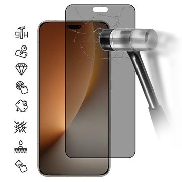 Honor Magic8 Pro Privacy Full Cover Panzerglas - Schwarz Rand