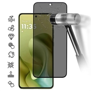 Motorola Moto G86/G86 Power Privacy Full Cover Panzerglas - Schwarz Rand