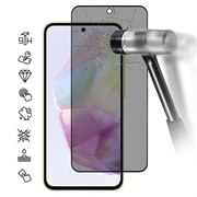 Samsung Galaxy A36/A56 Privacy Full Cover Panzerglas - Schwarz Rand