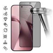 Xiaomi 17T Privacy Full Cover Panzerglas - Schwarz Rand