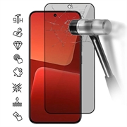 Xiaomi Redmi K70 Ultra Privacy Full Cover Panzerglas - Schwarz Rand