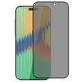 iPhone 15 Privacy Full Cover Panzerglas - Schwarz Rand