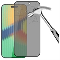 iPhone 15 Pro Max Privacy Full Cover Panzerglas - Schwarz Rand