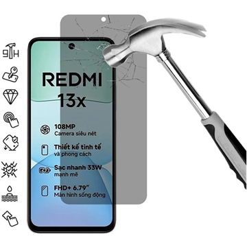 Xiaomi Redmi 13x Privat Panzerglas - 9H, 0.3mm