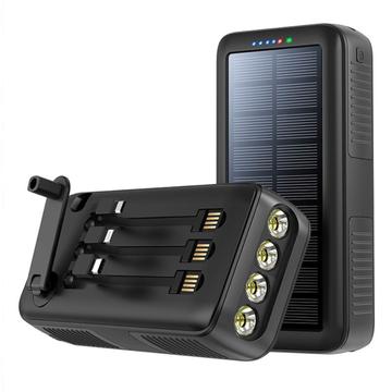 Psooo PS-618 30000mAh Solarstrombank mit Handkurbel
