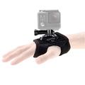 Puluz GoPro Handhalter im Handschuhstil mit 360-Grad-Drehung