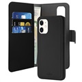 Puro 2-in-1 iPhone 11 Magnetische Schutzhülle mit Geldbörse (Offene Verpackung - Zufriedenstellend) - Schwarz