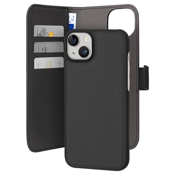 iPhone 15 Puro 2-in-1 Magnetische Wallet Hülle (Offene Verpackung - Zufriedenstellend) - Schwarz