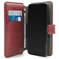 Puro 360 Rotierend Universal Smartphone Schutzhülle mit Geldbörse - XXL - Rot