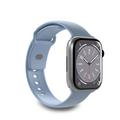 Apple Watch Series Ultra 3/2/Ultra/11/10/9/8/SE 3/(2022)/7/SE/6/5/4/3/2/1 Puro Icon Silikon Armband - 49mm/46mm/45mm/44mm/42mm - Hellblau