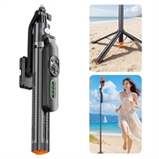 Q625 Bluetooth AI Tracking Quadripod / Selfie Stick - 1.83m - Schwarz