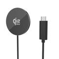 Qi2.2 25W MagSafe-Ladegerät für iPhone, AirPods, Galaxy Buds - Schwarz